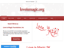 Tablet Screenshot of loveismagic.org